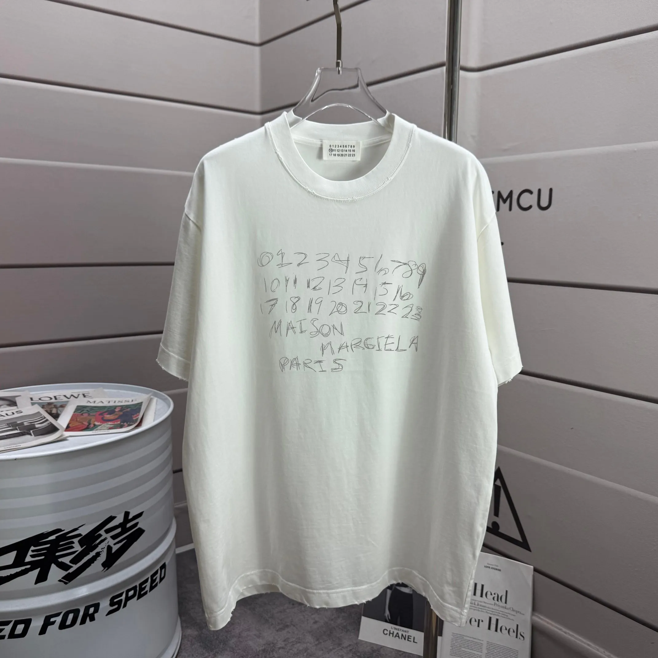 # MM 6 *2026 New Arrival 320 tee Same Style : Size :S M L XL XXL Size： S （90-130 ） M （120-150 ） L （140-165 ） XL （160-180 ） XXL （180-210 ）